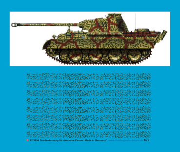 Peddinghaus-Decals 1:72  3294 Streifentarnung für deutsche Panzer