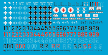 Peddinghaus-Decals 1:35 3373 German Army standart markings