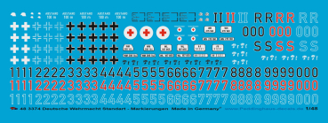 Peddinghaus-Decals 1/48 3374 Deutsche Wehrmacht Standart Markierungen