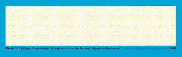 Peddinghaus-Decals 1/48 3451 MAN Disc-Camoflage for late german tanks