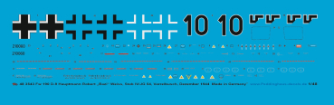 Peddinghaus-Decals 1/48 3543 Fw 190 D-9 Hauptmann Robert "Bazi" Weiss, Stab IV/JG 54 ,Varrelbusch, Dezember 1944