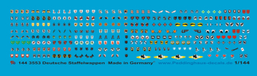 Peddinghaus-Decals 1:144 3553  german airforce unit badges