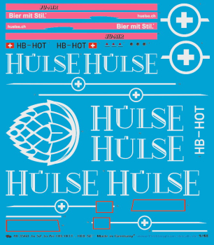 Peddinghaus-Decals 1/48 3569 Ju 52 Ju Air HB-HOT "Huelse"