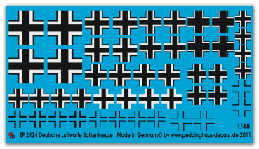 Peddinghaus-Decals 1:48 2424 Deutsche Luftwaffe Balkenkreuze