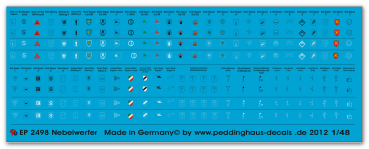 Peddinghaus-Decals 1:48 2498 Nebelwerfer Batterien