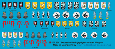 Peddinghaus 1/32 2987 mailings for german night fighters