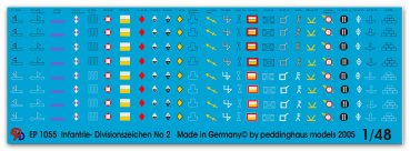 Peddinghaus-Decals 1/48 1055 Deutsche Infantry Division markings No 2