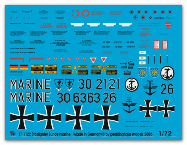 Peddinghaus-Decals 1/72 1122 Marine Starfighter