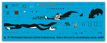 Peddinghaus-Decals 1:72 1284 Starfighter Italienische Luftwaffe 50 Jahre Starfighter Sonderlackierung
