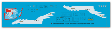 Peddinghaus-Decals 1:144 1878 Phantom german airforce JG 72 Westfalen Fly Out Kennung 37-11