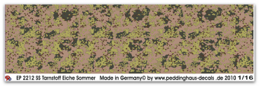 Peddinghaus-Decals 1:16 2212 SS Tarnstoff Eiche Sommer