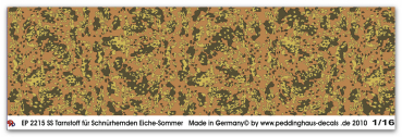 Peddinghaus-Decals 1:16 2215 SS Tarnstoff Schnürhemden Eiche Sommer