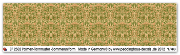 Peddinghaus-Decals 1/48 2502 Palmen - Tarnmuster Sommer