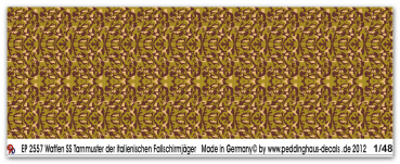 Peddinghaus-Decals 1/48 2557 Waffen SS Tarnmuster der italienischen Fallschirmjäger