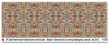 Peddinghaus-Decals 1:35  2560  Wehrmacht italian uniformsheme