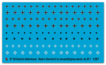 Peddinghaus-decals 1/87 2727 Reichsbahnadler Prima 1933 
