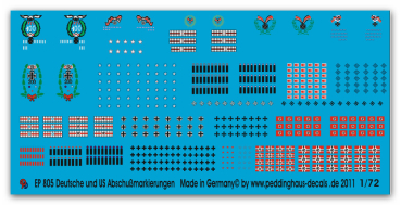 thumbnail image 2 of Peddinghaus 1/16 German Hand Grenade Markings Decal – WWII, Water Slide, 1447 2 of 5