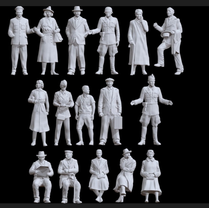 Figurines 1/72 Peddinghaus 72F089 - 4 Soldats SAS Modernes Avec Chien - Neuf Pour Diorama