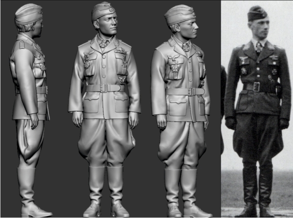 Peddinghaus 3 D Druck 1/48 48330  Nachtjäger Ass Helmut Lent