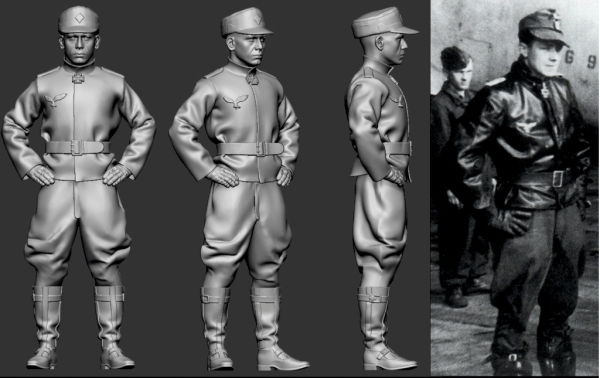 Peddinghaus 3 D Druck Luftwaffe Acces   1/32 32009 Nachtjäger Ass Martin Drewes