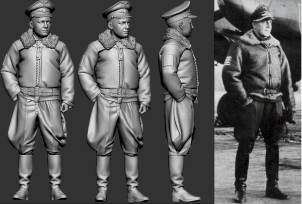 Peddinghaus 3 D Druck Luftwaffe Acces 1/32 35011 Nachtjäger Ass  Walter Ehle