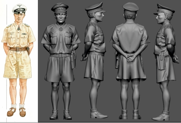 Peddinghaus 3 D Druck Luftwaffe Acces 1/32 32019 Stuka Ass Walter Enneccerus
