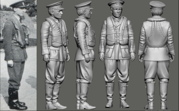 Peddinghaus 3 D Druck 1/32 32095 Polish Ace RAF WW II   Witold Urbanowicz