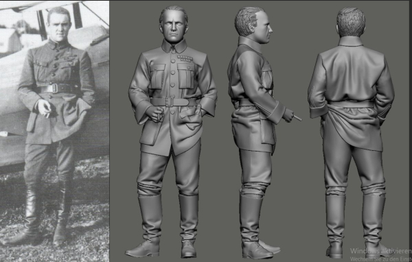 Peddinghaus 3D Druck 32155  WWI French Aces "Les Cigognes" Coudouret