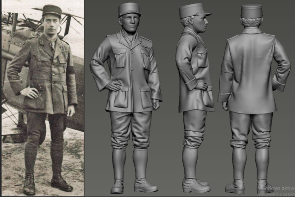 Peddinghaus 3D Druck 1-32 32169  WWI French Balloon Busters Haegelen