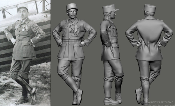 Peddinghaus 3D Druck 1-32 32177  WWI French Spad Aces Hayde Slade