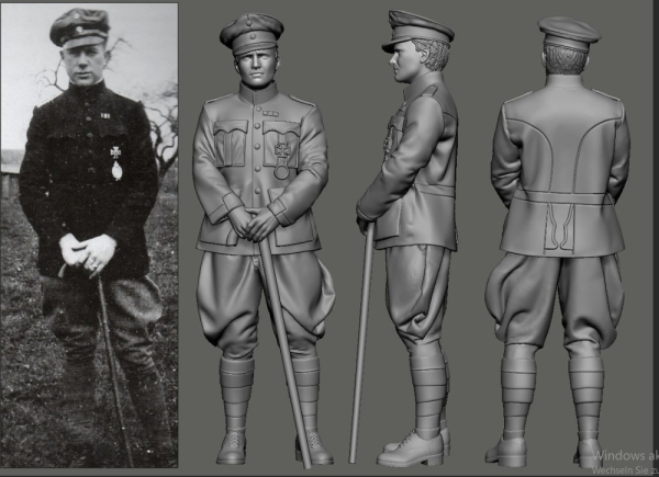 Peddinghaus 3 D Druck 1/48 48511 German Aces 1918  Paul Bäumer