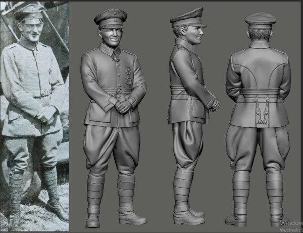 Peddinghaus 3 D Druck 1/48 48513 German Aces 1918  Heinrich Kroll