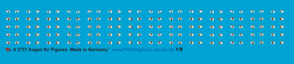 Peddinghaus-Decals 1:9 3757 Augen für Figuren