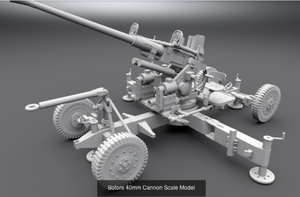 Peddinghaus 3 D Druck 1/87 87F067 40 mm Bofors auf Radlafette