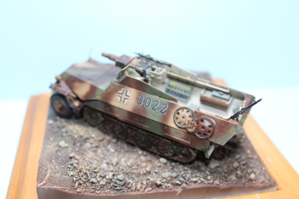 Peddinghaus 3 D Druck 1/48 4120 Umbausatz 251/9 Kannonenwagen für Tamiya Model 32564 " 3 D - Druck