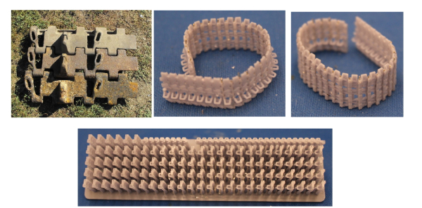 Peddinghaus 3 D 4139 Ostkette für Panzer III und Panzer IV Versionen workable early version with holow trackteeth