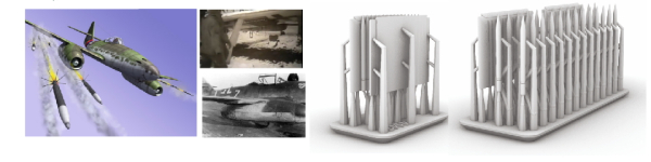 Peddinghaus 3 D Druck 1/48 4143 26 R4M Rokets and mounts for FW 190-D and Me 262 A-1, 2 Sets