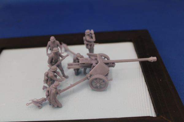 Peddinghaus 3 D Druck 1/48 48F054 crew for 7,5 cm Pak 40 anti tank gun