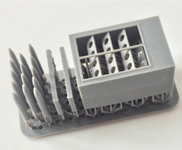 Peddinghaus 3 D Druck 1/35 4370 Ammo box and ammo for 8,8 gun Border U-Boot