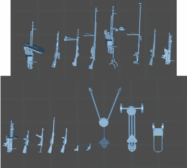 Peddinghaus 3 D Druck 1-35 4518 russian Infantry Weapns 2. WK