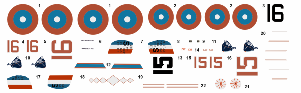 Peddinghaus Decaös 1-72 4692 S.XIII - US Aces of WWI - 13th Aero, Part 2: William Stovall & John Seerley