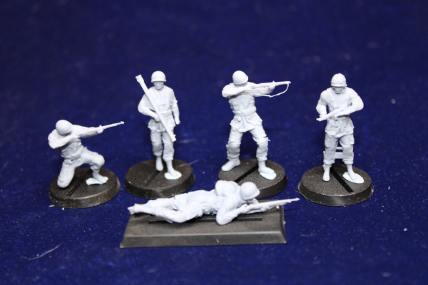 Peddinghaus 3 D Druck 1/72 72F057 5 US Paras,  Cartegean 1944