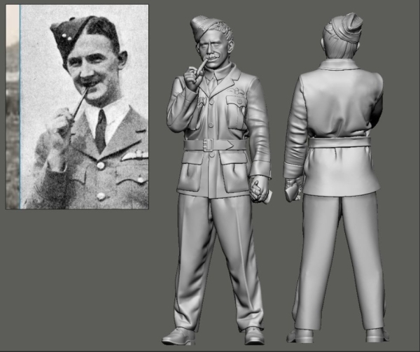 Peddinghaus 3 D Druck 1-48 48355 WWII Early Commenweath & Bob Aces Brain Carbury