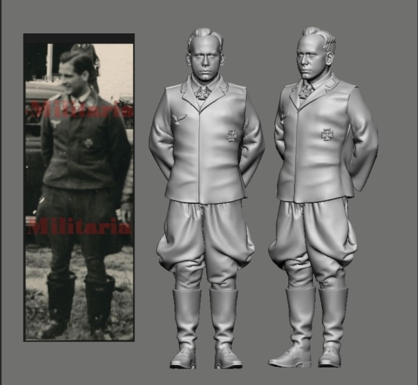 Peddinghaus 3 D Druck 1-48 48359 WWII Battle of Britain German Ace Gerhard Schöpfel