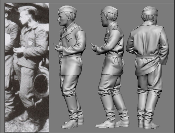 Peddinghaus 3 D Druck 1/48 48373 WWII Afrika JG 27  Günther Steinhausen