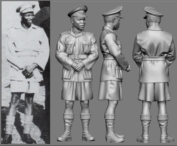 Peddinghaus 3 D Druck 1/48 48379 WWII Afrika JG 27  Mathew Letulu Diener von Hans Joachim Marseile