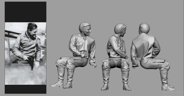 Peddinghaus 3 D Druck 1/48 48383 WWII Afrika Joachim Müncheberg