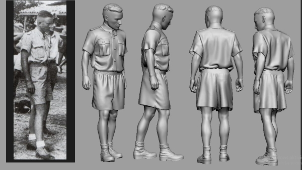 Peddinghaus 3 D Druck 1/48 48384 WWII Afrika  Günther von Maltzan