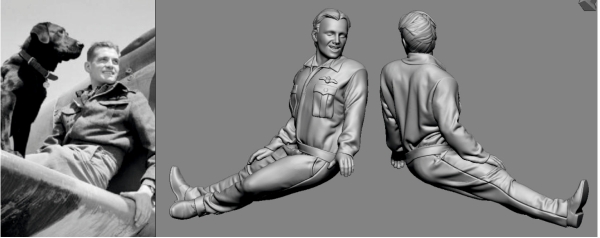 Peddinghaus 3 D Druck 1/48 48409 Eng. Asse 2. WK Jonny Johnson & Sally