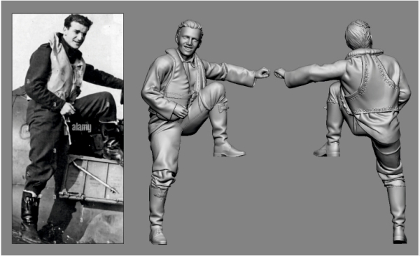 Peddinghaus 3 D Druck 1/48 48411 Eng. Asse 2. WK Brendan Paddy Finucane
